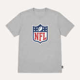 تیشرت یونیسکس آستین کوتاه NFL با فرم راحت در رنگ طوسی