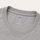 تیشرت یونیسکس آستین کوتاه NFL با فرم راحت در رنگ طوسی