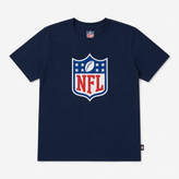 تیشرت یونیسکس آستین کوتاه NFL با فرم راحت در رنگ سرمهای