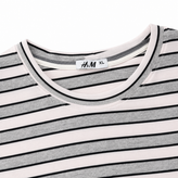 کراپ زنانه راهراه H&M آستین کوتاه