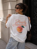 تیشرت زنانه سامر نخ پنبه FB Sister مدل Peachy Sweetness